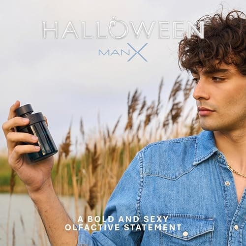 Halloween Man X Eau de Toilette for Men. Amberry Fougere Long Lasting Fragrance with Notes of Lemon, Cinnamon and Amber thumbnail 2
