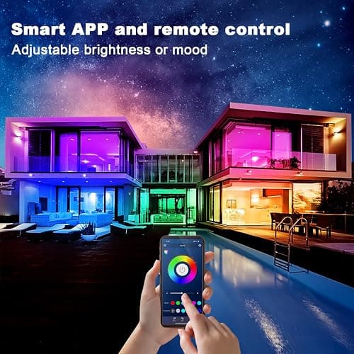 dalattin Led Lights for Bedroom 200ft, Smart Led Strip Lights with App Control Remote, RGB LED Light Strips, 24V Led Strip Lights for Room Decoration Party, Festival Decor(2 Rolls of 100ft) thumbnail 7