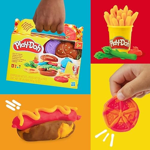 Play-Doh Grill Fun Playset, Play Kitchen Toys, Arts & Crafts for Kids 3+ Years thumbnail 4