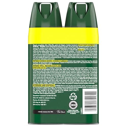 OFF! Deep Woods Insect Repellent Aerosol, Dry, Non-Greasy Formula, Bug Spray with Long Lasting Protection from Mosquitoes and Ticks, 4 Oz, (Pack of 2) thumbnail 12
