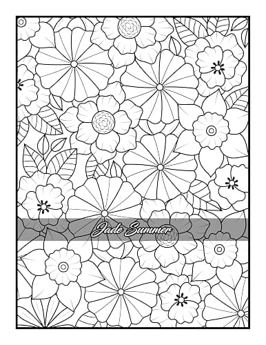 100 Flowers: An Adult Coloring Book with Bouquets, Wreaths, Swirls, Patterns, Decorations, Inspirational Designs, and Much More! thumbnail 19