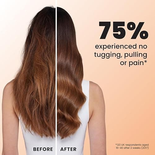 Tangle Teezer Ultimate Detangler Brush, Eliminates Knots & Reduces Breakage, Travel-Size Mini Hair Brush for Straight to Wavy Hair Types, Ice Blue & Sweet Orange thumbnail 6