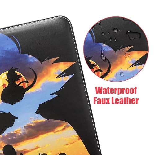 Anime Trading Card Binder for Cards, 9 Pocket with 60 Sleeves up to 1080 Cards One Piece TCG Card Binder, Waterproof Card Storage Book, Trading Cards Display Case thumbnail 4