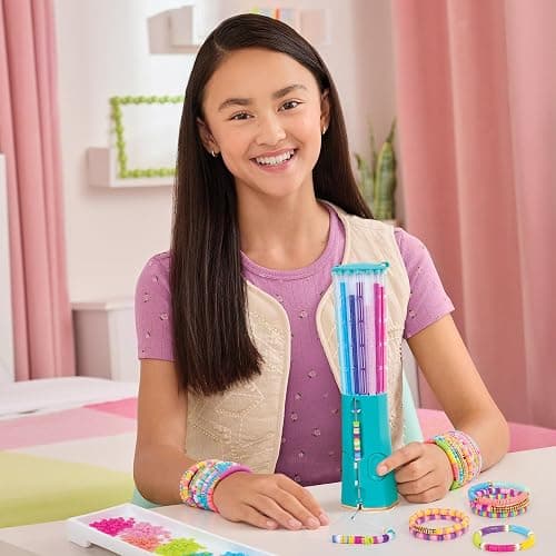Make It Real: Swift Clicks - Heishi Bracelet Maker - 2047pc, DIY Jewelry Craft Kit, Design & Make 23 Bead Bracelets, Rotate-Click-Wear, Girls Kids 8+ thumbnail 8