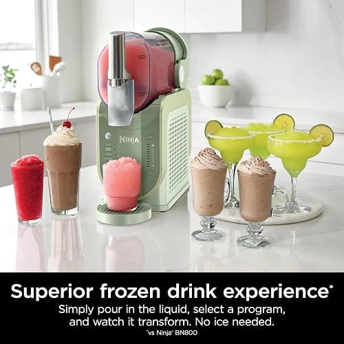 Ninja SLUSHi Professional Frozen Drink Maker with RapidChill Technology, 88 oz. Frozen Drink & Slushie Machine, 5 Preset Programs, Frozen Margaritas, Frappés, and More, Margarita, FS301TG thumbnail 3