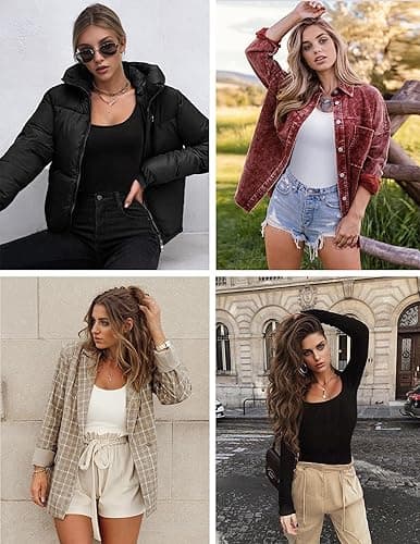 Ekouaer Womens 3 Pack Long Sleeve Shirts Scoop Neck Tops Stretch Fitted Undershirt Lightweight Basic Thermal Tee XS-XXL thumbnail 6