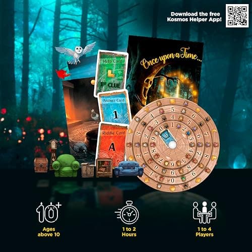 Thames & Kosmos EXIT: The Enchanted Forest| A Kosmos Escape Room Game in a Box| Family Friendly, Card-Based at-Home Escape Room Experience for 1 to 4 Players, Ages 12+ , Black thumbnail 4