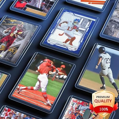 200 Card Sleeves Hard Plastic, 3"x 4" Trading Card Holder, Sports Cards Protectors for Top Baseball Game Sports Cards Cases (100 Hard Sleeve + 100 Soft Sleeves) thumbnail 6