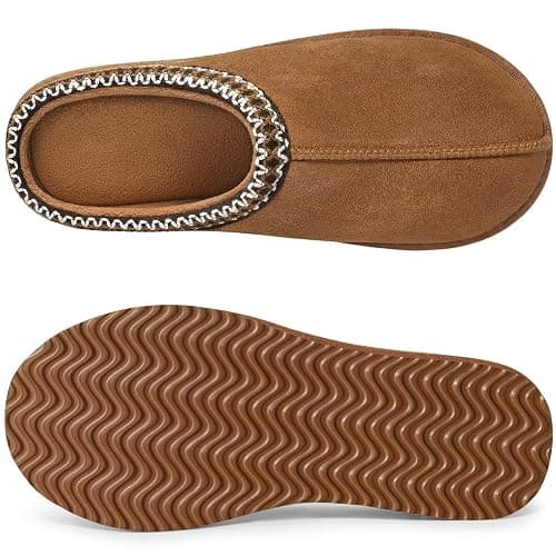 Litfun Memory Foam Slippers for Women Men Cozy Warm House Shoes Indoor and Outdoor thumbnail 4