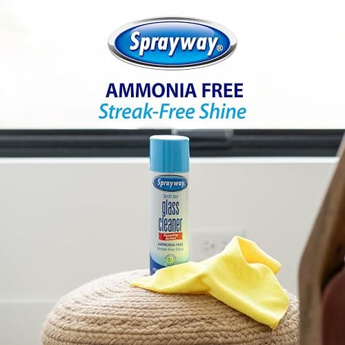 Sprayway Glass Cleaner Foaming Aerosol Spray, 19oz, Pack of 2 | Ammonia-Free, Streakless, Fast-Acting | Cleans & Polishes Glass Surfaces | Fresh Scent, Removes Fingerprints, Dust, Dirt, Smoke Film thumbnail 5