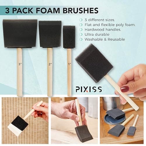Mod Podge Decoupage Starter Kit, Gloss and Matte Medium with 3 Pixiss Foam Brushes, Waterproof for Puzzles, Wood and More thumbnail 3