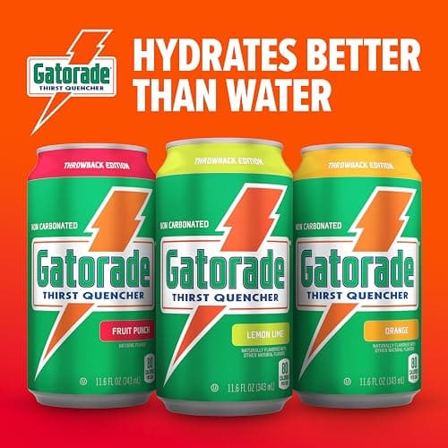 Gatorade Thirst Quencher, 3-Flavor Variety, 12 Fl Oz Cans (Pack of 18) thumbnail 5