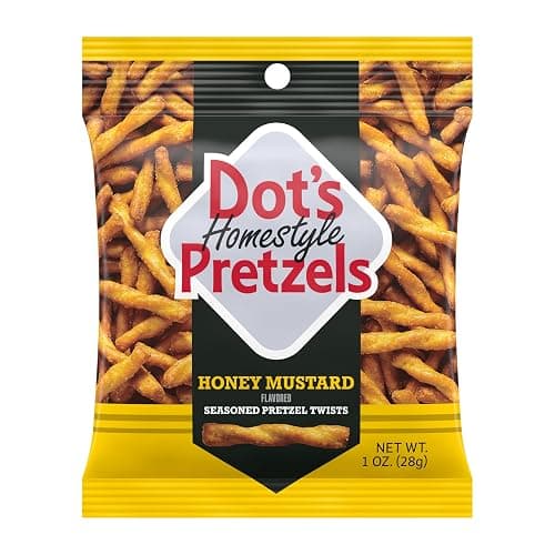 Dot's Homestyle Pretzels Variety Pack, Original, Honey Mustard, and Parmesan Garlic Twist Snack, 1oz Individually Sized Bags (18 Count) thumbnail 7