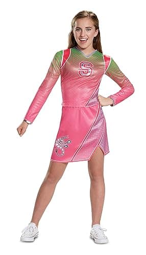 Disguise girls Disney Zombies Addison Cheerleader - Medium/(7-8) - Pink