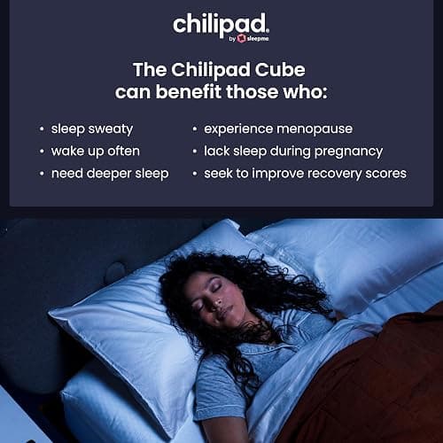 Chilipad Cube Bed Cooling System - Cooling & Heating Mattress Topper, Custom Bed Temperature, Cool Sleep Enhancement, Temp Range of 60-115°F, ME Half King or TwinXL Size (38" W x 80" L), Model: CP502 thumbnail 6