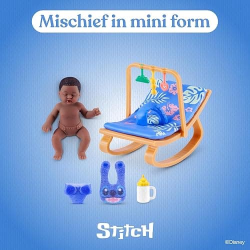 My Mini Baby Disney 2 PACK by ZURU – Collectible Disney Baby Doll Mystery Capsule with Accessories, Realistic Miniature Toy for Girls Ages 3+ thumbnail 8