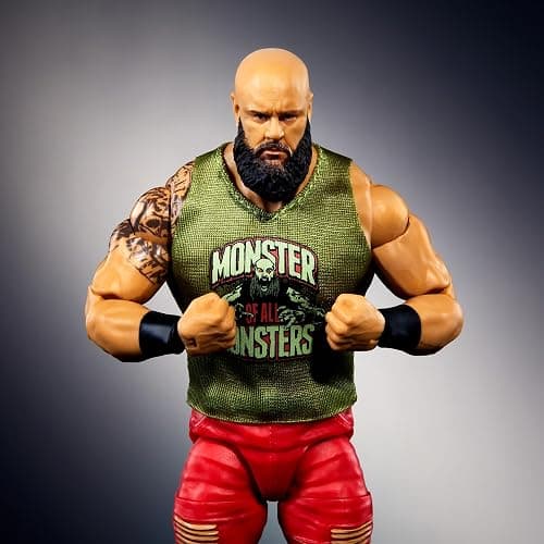 Mattel WWE Elite Action Figure & Accessories, 6-inch Collectible Braun Strowman with 25 Articulation Points, Life-Like Look & Swappable Hands thumbnail 2