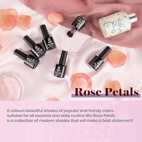 Beetles Winter Gel Nail Polish Set Burgundy Red Gel Nail Polish Soak Off Nail Uv Lamp Gel Nail Kit Nail Art Design Christmas Gifts for Girls thumbnail 2