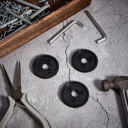 Sumind 5 Pieces 54T 0.8 32 Pitch Plastic Spur Gear Compatible with 4 x 4 VXL Rally VXL HPS HPI RC Car and Boat thumbnail 2