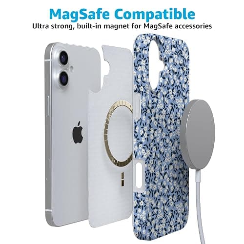 Casely iPhone 16 Case | Picking Daisies | Cottagecore | Compatible with MagSafe | Classic Ultra Slim Design thumbnail 4