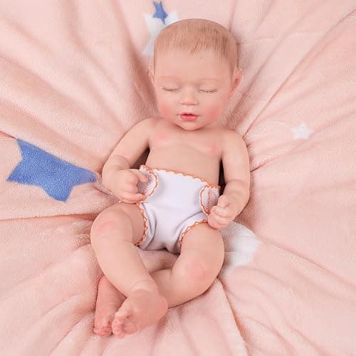 BABESIDE 6 Pcs Baby Doll Diapers for 12-15 Inch Dolls, Reusable & Washable Doll Underwear Fits Newborn Baby Dolls, Pretend Play Accessories for Toddlers Girls thumbnail 4