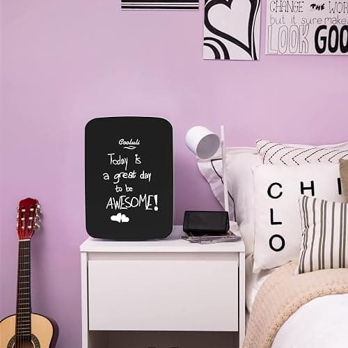 Cooluli 15L Mini Fridge for Bedroom - Car, Office Desk & College Dorm Room - 12v Portable Cooler & Warmer for Food, Drinks, Skincare, Beauty & Makeup - AC/DC Small Refrigerator with Glass Front, Black thumbnail 6