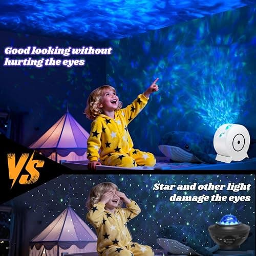 Incamity Galaxy Projector, Light Projector, Night Light Projector with 41 Lighting Modes, Galaxy Light Projector with Timer and Remote, for Kids Adults, Bedroom, Home Theater, Christmas thumbnail 6