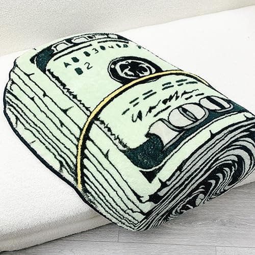 XIAOQIN Money Rug, 100 Dollar Bill Rug, 20x32 inch Money Creative Funky Rug, Fun Bath mat, Suitable for Bathroom, Bedroom, Living Room, Front Door, Home Decor Door Mat thumbnail 6