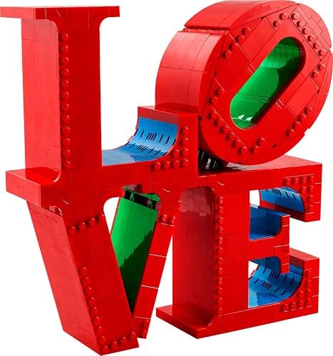 LEGO Art LOVE Building Set, Model Kit for Adults to Build, Great as a Home Office Decor Piece or Engagement Gift for Couples, Valentine's Day Decoration for Her or Him 31214 thumbnail 9
