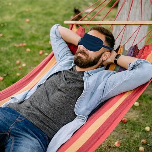 1 Pack Sleep Mask, Silk Eye Mask with Elastic Strap, Breathable Eye Mask for Sleeping,Travel, Girls, Women, Men (Pink) thumbnail 8