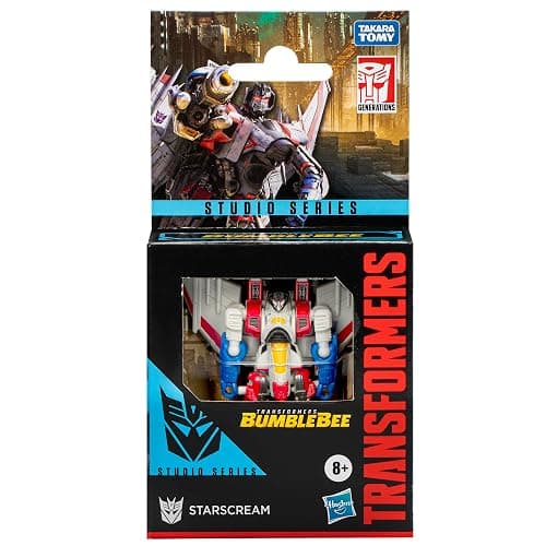 Transformers Toys Studio Series Core Bumblebee Starscream, 3.5-inch Converting Action Figure, 8+ thumbnail 2
