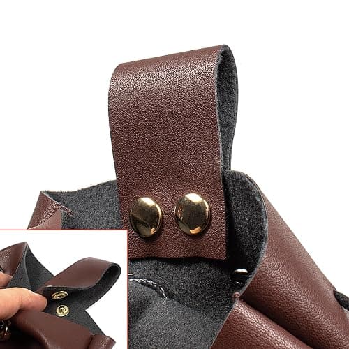 Leather Belt Pouch Medieval Vintage Renaissance Viking LARP Cosplay Costumes Drawstring Coin Purse Phone Holder Waist Bag (Brown) thumbnail 6