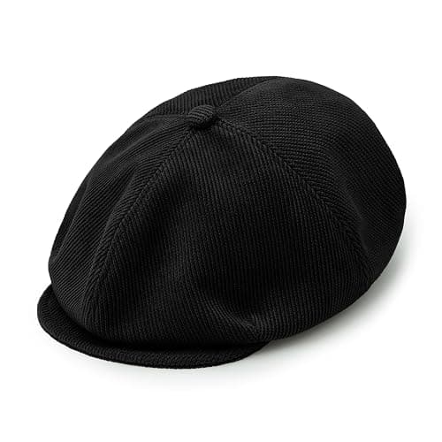 Clakllie Men's Newsboy Hat Peaky Blinders Hat Flat Cap for Women Elegant Style Beret Scally Hats Soft Cabbie Driver Snap Hats thumbnail 2