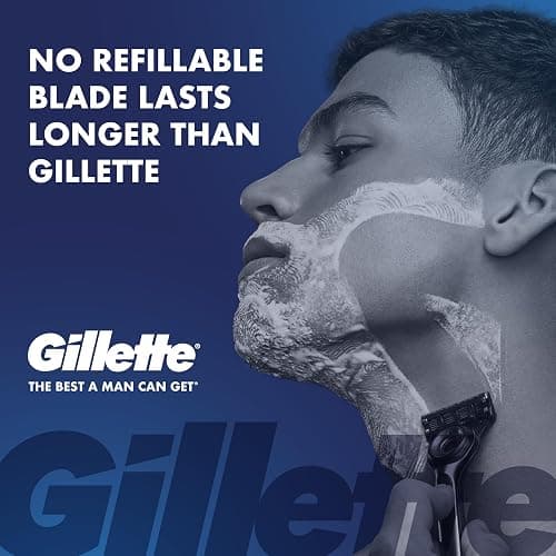 Gillette Heated Razor for Men, Starter Shave Kit by GilletteLabs, 1 Handle, 2 Razor Blade Refills, 1 Charging Dock thumbnail 2