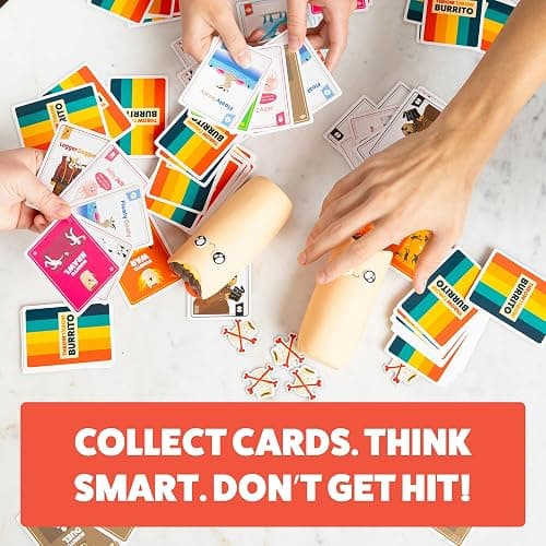 Exploding Kittens Throw Throw Burrito 2-6 Players - Ages 7+ - 15 Minutes to Play - Dodgeball Card Game - Party Game, Family Game Night, Kid and Adult Card Game thumbnail 5
