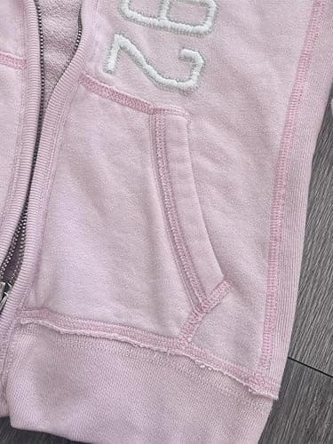 RICHTRUE Y2k Fur Zip Up Hoodie Women Teen Girls 2000s Preppy Clothes Grunge Vintage Sweatshirt Fall Winter Streetwear Jacket thumbnail 3