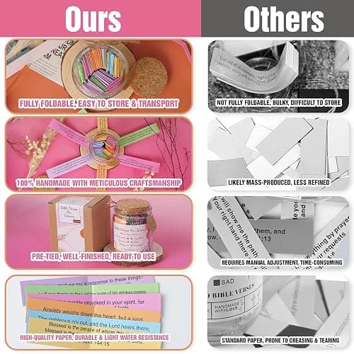 Bible Verses Jar for Women – Christian Gifts For Women, Color Coded Scripture Jar, Christian Valentine Gifts for Her thumbnail 2