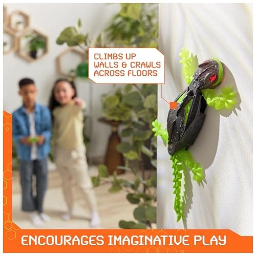HEX BOTS Wall Crawler Gecko with Official Wall Climber Technology, Rechargeable Remote Control Robot Kids Toys, Prank Toys for Boys & Girls Ages 4 & Up thumbnail 3