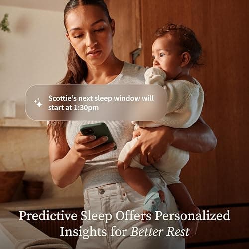 Owlet Dream Sock® - FDA-Cleared Smart Baby Monitor - Track Live Pulse (Heart) Rate, Oxygen in Infants - Receive Notifications - Mint thumbnail 7