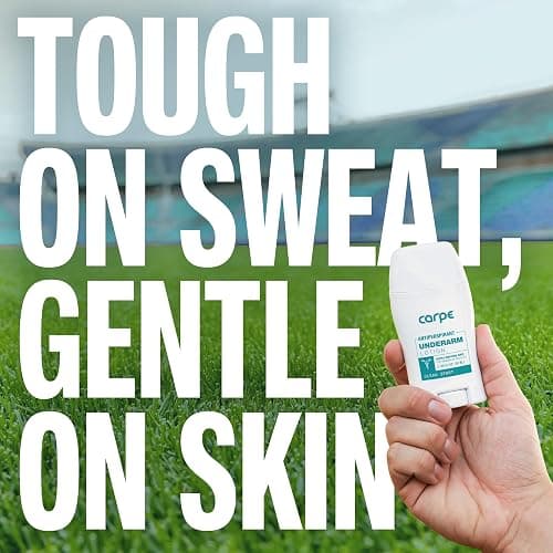 Carpe Deodorant Underarm Antiperspirant - Advanced Sweat & Odor Protection Formula - Sport Deodorant for Men & Women - Combat Excessive Sweating with Odor Control - Clean Sport Scent thumbnail 3