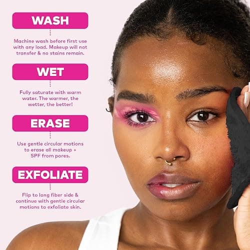 The Original MakeUp Eraser 7-Day Set, Erase All Makeup with Just Water, Including Waterproof Mascara, Eyeliner, Foundation, Lipstick, Sunscreen, and More! Harry Potter, 7ct thumbnail 7