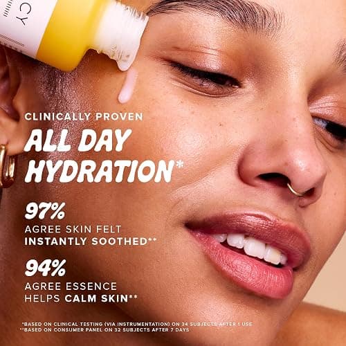 Farmacy Hydrating Essence - Hydrating Honey Milk Toner + Facial Essence to Soothe, Moisturize and Strengthen Skin Barrier - Preps Complexion for Skincare Products or Makeup Application (10ml) thumbnail 8