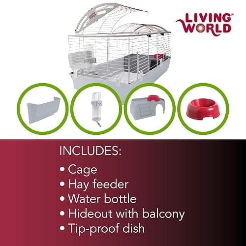 Living World - Deluxe Hybrid Habitat, X-Large - Rabbit, Guinea Pig, Chinchillas, and Small Animal Cage thumbnail 3