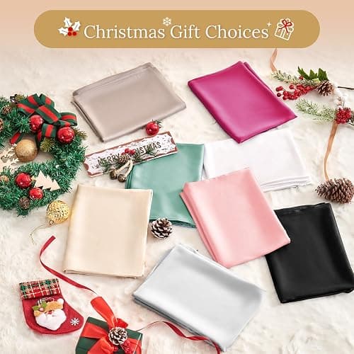 Light Grey Silk Pillow Cases thumbnail 2