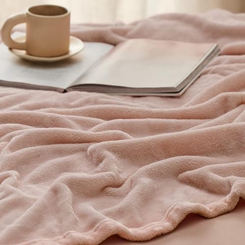 Bedsure GentleSoft Fleece Blankets King Size Dusty Pink - Bed Blanket Soft Lightweight Plush Cozy Fuzzy Luxury Microfiber, 108x90 inches thumbnail 6