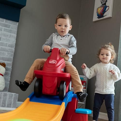 Step2 Up & Down Roller Coaster Kids Ride On Toy, Push Car, Indoor/Outdoor Playset, Made of Durable Plastic, Max Weight 50 lbs., For Toddlers 2-5 Years Old, Multicolor thumbnail 2