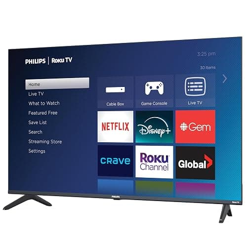 Philips Roku TV 43" FHD 1080p New Frameless Model LED-LCD Smart TV (43PFL4524/F6) thumbnail 3