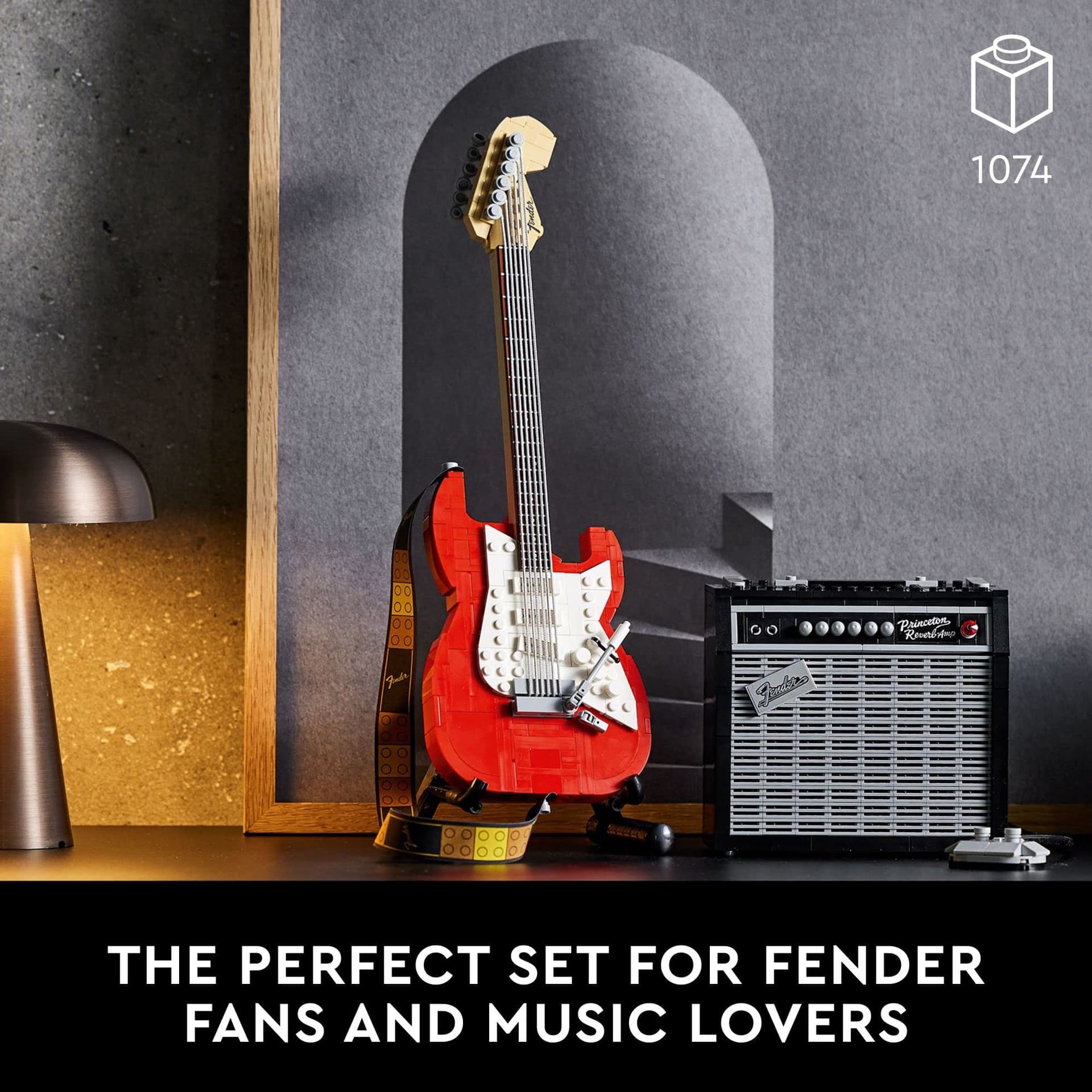 21329 LEGO® Ideas Fender® Stratocaster™; Kit de Construção de Guitarra (1079 peças) thumbnail 2