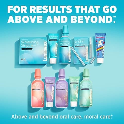 Lumineux Teeth Whitening Strips 9 Treatments – Mineral Salt - Peroxide Free - Enamel Safe - Whitening Without The Sensitivity - Dentist Formulated - Sensitivity Free - Clinically Proven thumbnail 7