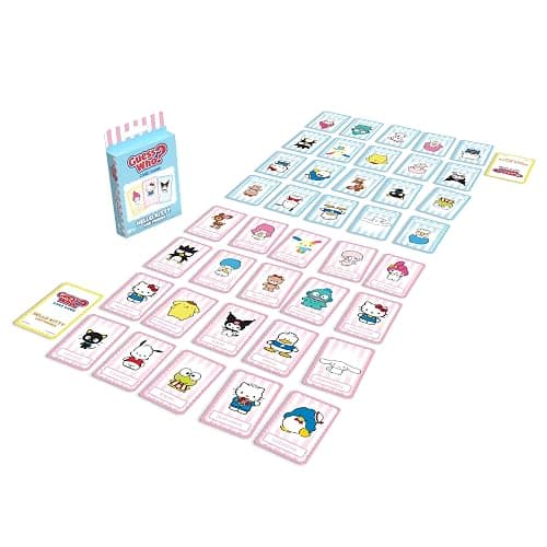 Guess WHO? Card Game: Hello Kitty and Friends, Featuring 20 Characters, My Melody, Kuromi, Badtz-Maru and More, Family Friendly Deduction Game, Officially Licensed Merchandise & Collectible thumbnail 2